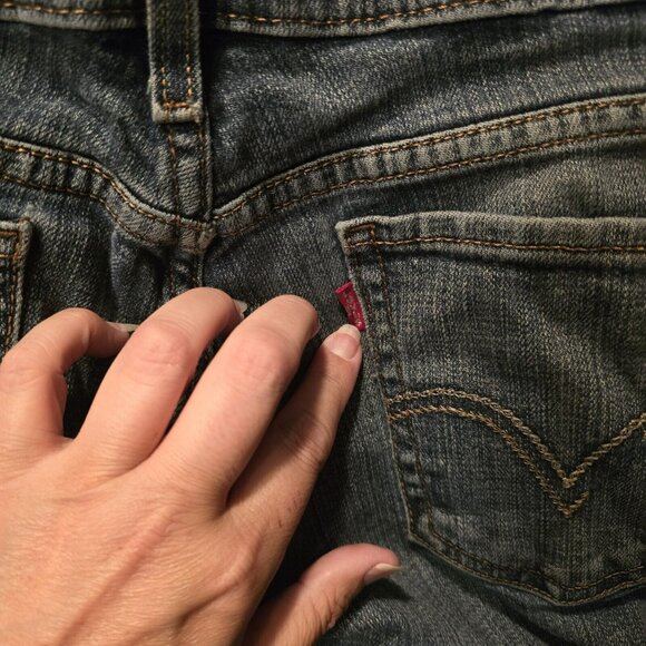 Levis 515 Boot Cut Mens Jeans Size 29 30 Long Levi Stonewashed - Picture 5 of 12